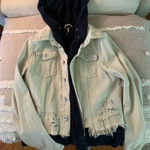 Jean Free People jacket